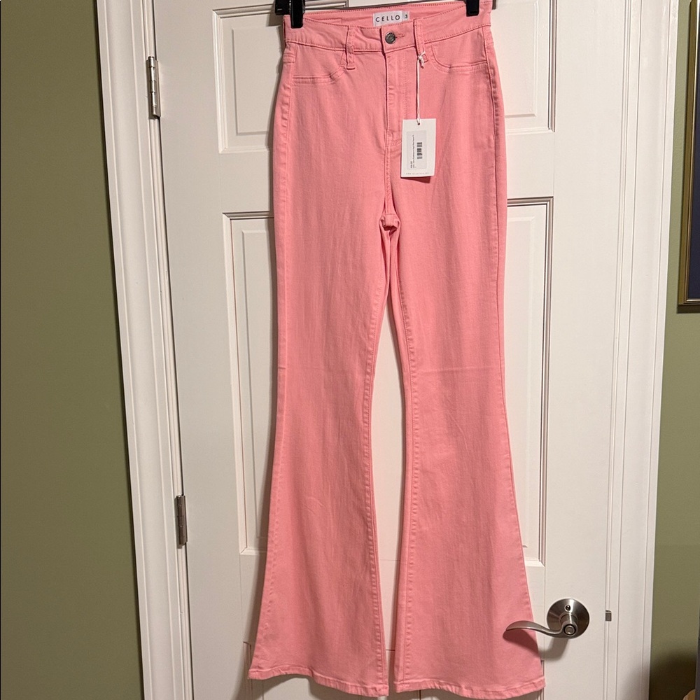 Cello Pink Flared Pants